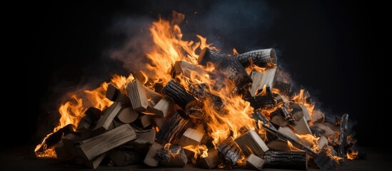 Burning Firewood - Powered by Adobe