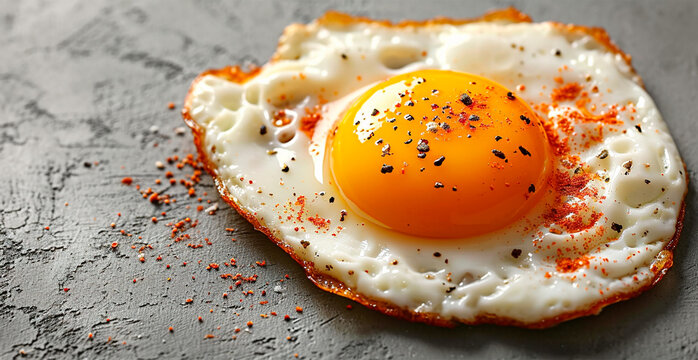 Freshly cooked scrambled eggs, fresh chicken eggs - AI generated image