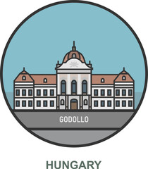 Godollo. Cities and towns in Hungary.