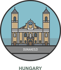 Dunakeszi. Cities and towns in Hungary.