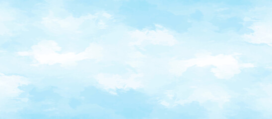 gradient light white sky background with fluffy clouds .Nature landscape in environment day horizon skyline view .cloudy in sunshine calm bright winter air background .
