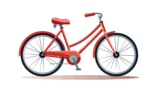 Bicycle vehicle style isolated icon vector illustration