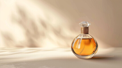 mock-up of an elegant perfume bottle - obrazy, fototapety, plakaty