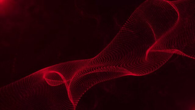 Cinematic View with red Background Loop Animation
