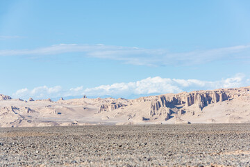 Landscape of Yadan, the Five Fort Devil City in Hami, Xinjiang, China