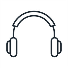 Headphones Icon Vector, Music Icon, Music Vector