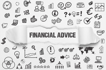 Financial Advice - obrazy, fototapety, plakaty