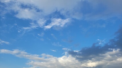 Blue sky with clouds