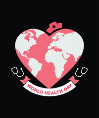 vector world health day celebration