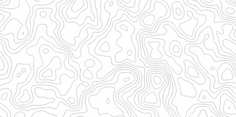 Lines Topographic contour lines vector map seamless pattern. Geographic mountain relief. Abstract lines background. Contour maps. Vector illustration, Topo contour map design.