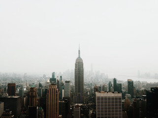 New York skyscrapers.