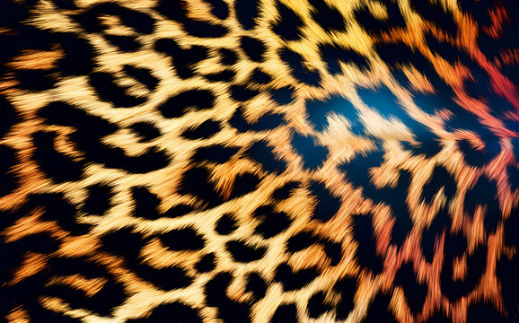 leopard skin texture, generative ai