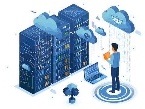  A cloud computing specialist configures virtual machines on a cloud platform ensuring scalability and efficiency for an application. 