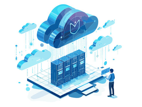  A cloud computing specialist configures virtual machines on a cloud platform ensuring scalability and efficiency for an application. 