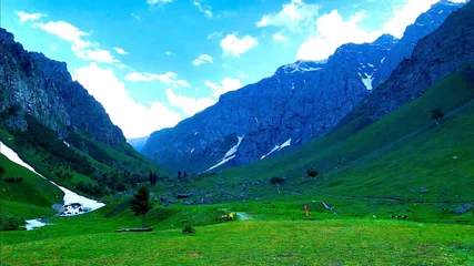 Outdoor-Kissen landscape in the mountains © MuhammadJamil
