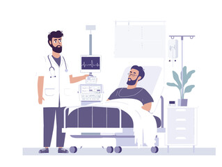  A sleep specialist analyzes sleep patterns through polysomnography diagnosing and addressing sleep disorders. 