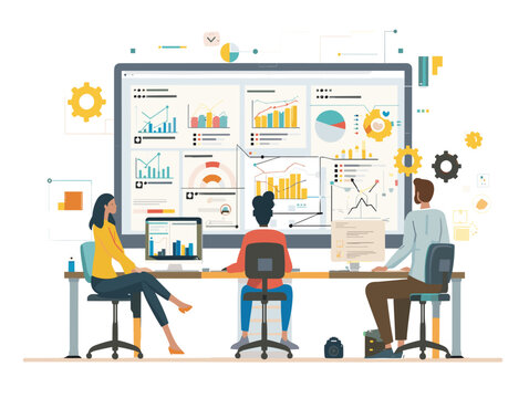  A software development team utilizes project management software tracking tasks deadlines and communication within the team. 