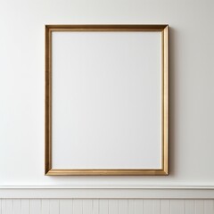 Mockup of the art frame, frame on wall