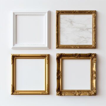 Mockup of the art frame, picture frames