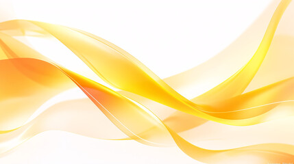 Abstract light yellow background, transparent gradient stained glass background 3D rendering