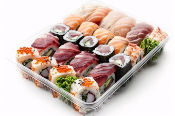 Sushi Sampler A Monthly Celebration of Fresh Seafood Generative AI