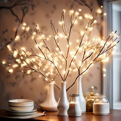 candles on the table