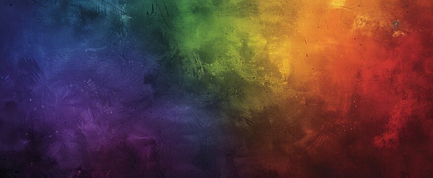 Colorful Rainbow Artwork with a Modern Twist Generative AI