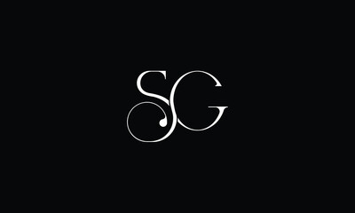 SG, GS, S, G, Abstract Letters Logo Monogram