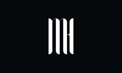 MH, HM, M, H, Abstract letters Logo monogram