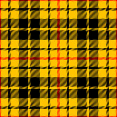 yellow tartan seamless vector pattern