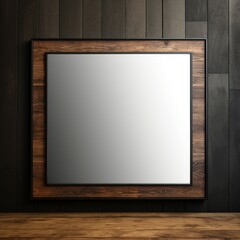 Frame Mockup, picture frame on wall