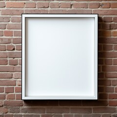 Frame Mockup, blank sign on wall