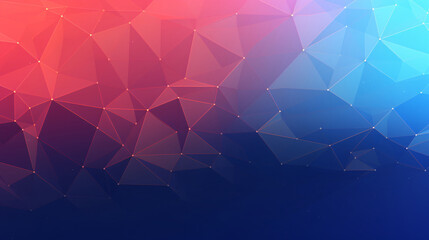 Digital technology background, dynamic waves of glowing points, gradient abstract PPT background