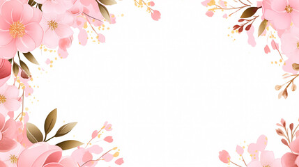 Fototapeta premium Beautiful floral illustrations