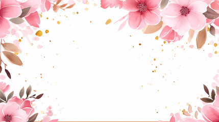 Fototapeta premium Beautiful floral illustrations