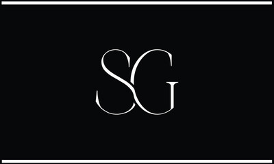 SG, GS, S, G, Abstract Letters Logo Monogram