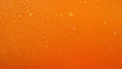 Abstract orange color, orange texture, water drops, vector background, cold juice, blur abstract background