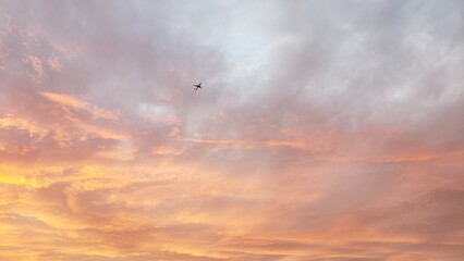 Fototapeta premium sunset in the clouds