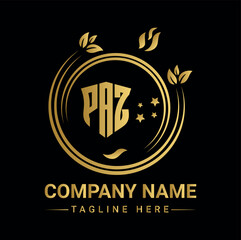 PAZ, PAZ letter, PAZ Initials, PAZ circle, PAZ Flat, PAZ business, PAZ brand, PAZ Luxury, PAZ Brand, PAZ Abstract, PAZ Corporate, PAZ Identity, PAZ round, PAZ simple, PAZ element, PAZ circle,