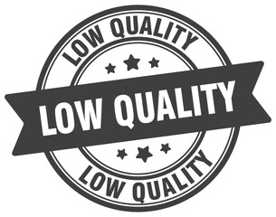 low quality stamp. low quality label on transparent background. round sign
