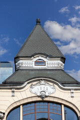 Piotrkowska street, famous cult place with decorative historic townhouses, Lodz, Poland