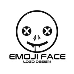 Emoji Face Vector Logo Design