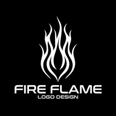 Fire Flame Vector Logo Design