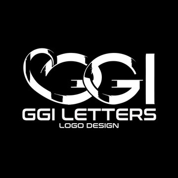 GGI Letters Vector Logo Design