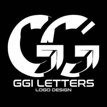 GGI Letters Vector Logo Design