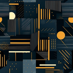 Abstract different geometry color textures seamless pattern. Backdrop of grunge shapes for many purposes