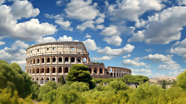 colosseum city  high definition(hd) photographic creative image
