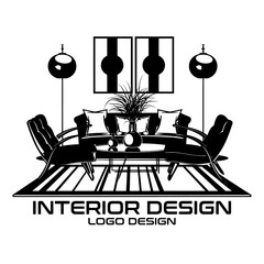 Interior Design Vector Logo Design
