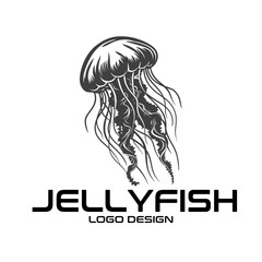 Jellyfish Vector Logo Design