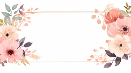 Obraz premium Colorful seamless floral pattern, spring flowers